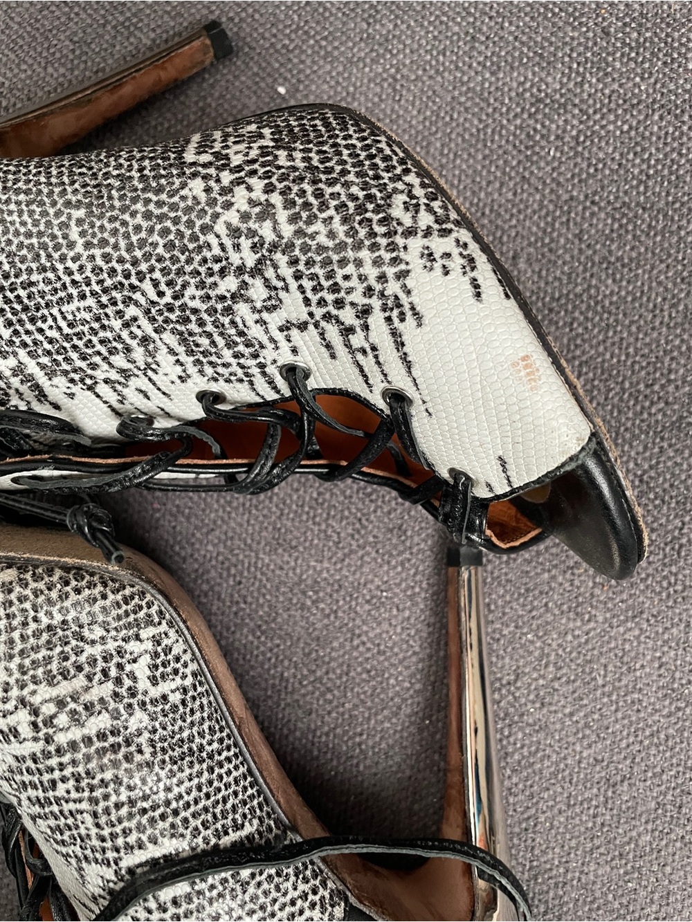 Rebecca Minkoff Lace Up Booties - Rio High-Heel - Picture 10 of 11